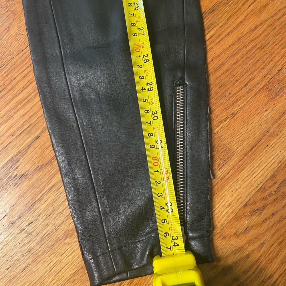 All Saints Kriva women’s faux leather leggings- size 2 - Picture 5 of 10